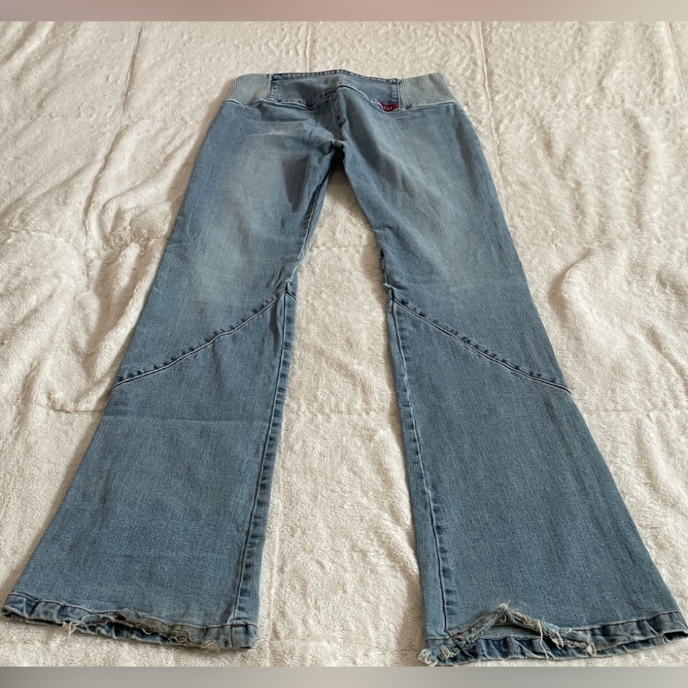 💎Y2K Low-Rise Flare Jeans TENSION Size S/M - Picture 5 of 13